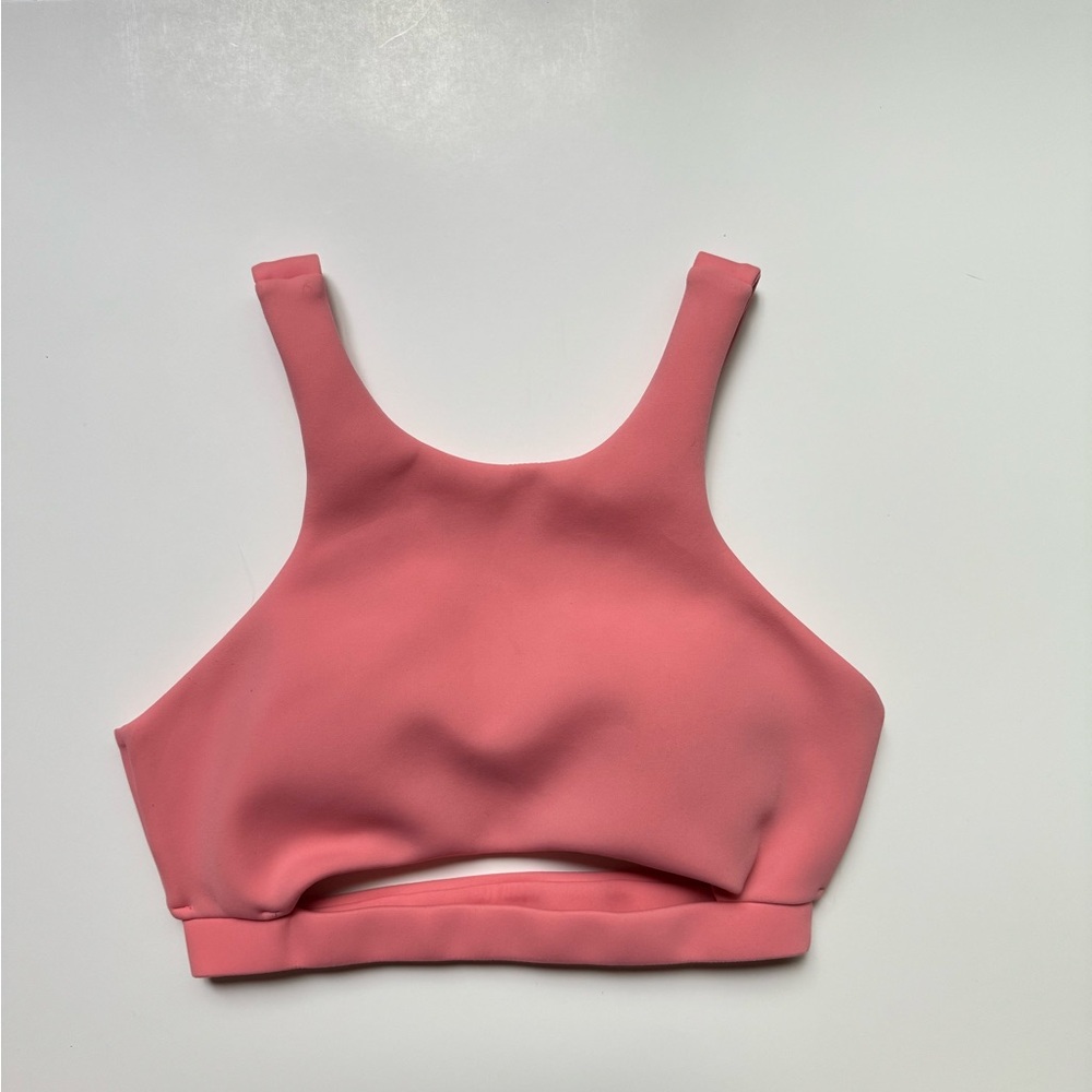 CLEO HARPER COCO Sports Bralet Peach /Coral Size Small Like New